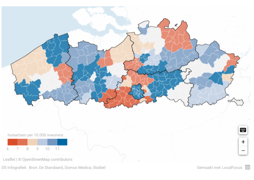 Vlaanderen blackzones 2022